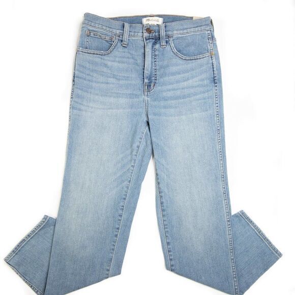 NEW Madewell Supersoft Stovepipe Jeans in Plattwood, 27 - Picture 6 of 16